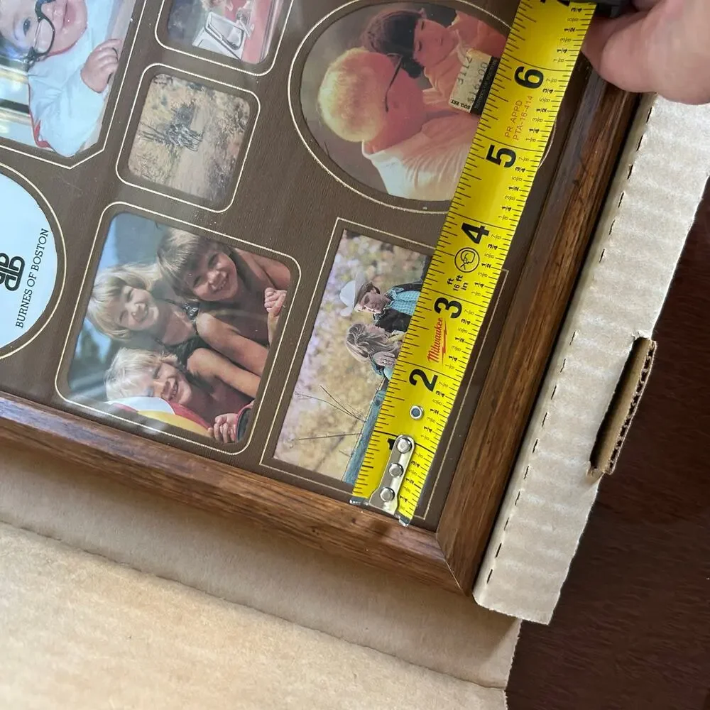 Vintage Burnes of Boston “The Photo Panel” 10 Photo Collage Frame NOS